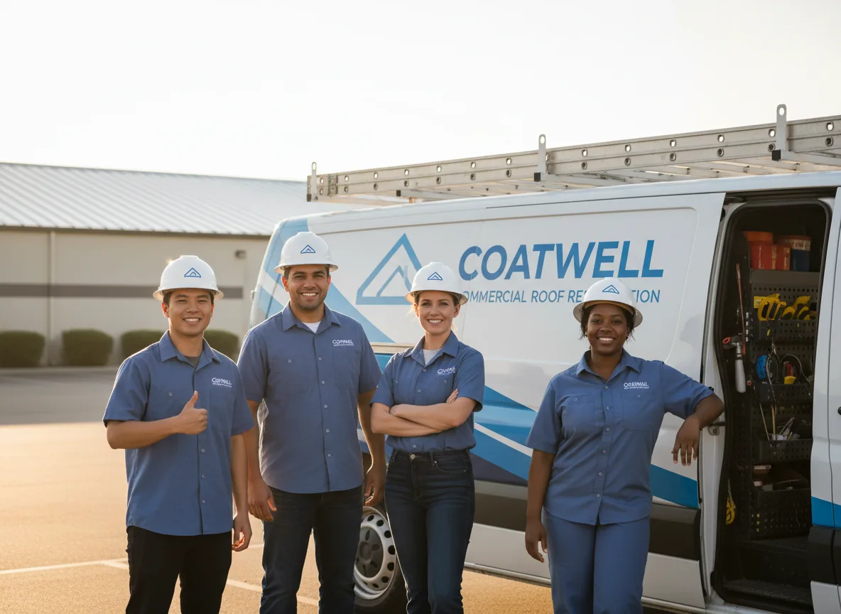 Commercial roof coating company in Crestline, OH